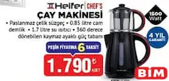 HEİFER ÇAY MAKİNESİ 1500 W HEİFER ÇAY MAKİNESİ 1500 W